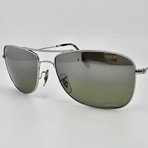 Ray-Ban RB3543 003/5J Chromance Silver Polarized Silver Lens Aviator Sunglasses